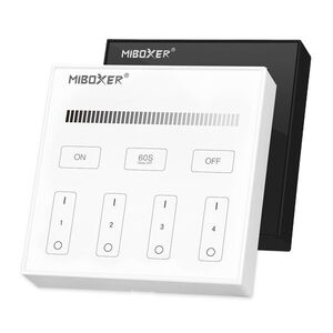LED Solution Mi-Light RF Nástěnný dálkový ovladač pro jednobarevné LED pásky, 4-kanálový Vyberte barvu: Bílá B1 obraz