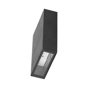 LED Solution Černé fasádní LED svítidlo obdelníkové 4W IP65 Barva světla: Teplá bílá 218561 obraz