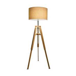 Dřevěné stojací lampy obraz