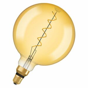 LEDVANCE Vintage 1906 LED CL GLOBE200 FIL GOLD 28 non-dim 5W/820 E27 obraz