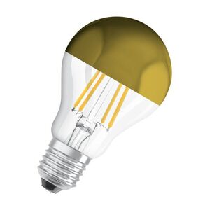 LEDVANCE OSRAM LED STAR CL A FIL Mirror Gold 54 non-dim 7W/827 E27 obraz