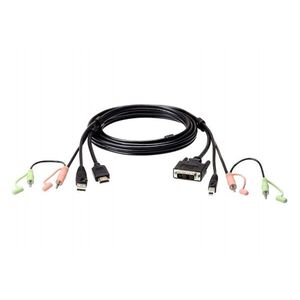 ATEN 2L-7D02DH KVM kabel Černá 1, 8 m 2L-7D02DH obraz