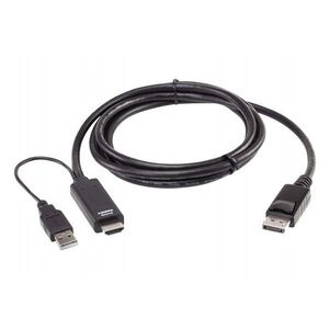 ATEN 2L-7D02HDP adaptér k video kabelům 1, 8 m HDMI + USB 2L-7D02HDP obraz