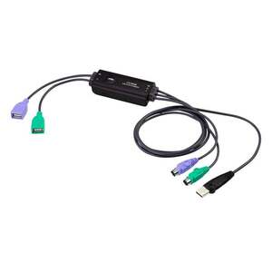 ATEN CV10KM KVM kabel Černá 0, 8 m CV10KM-AT obraz