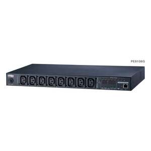 Aten PE8108G-ATB-G 10A 8-Outlet 1U Outlet-Metered & PE8108G-ATB-G obraz
