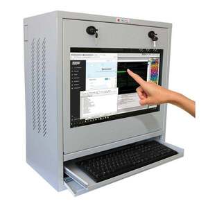Techly ICRLIM10SV Průmyslová skříň pro PC a 22” ICRLIM10SV obraz