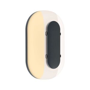 PAULMANN LED venkovní nástěnné svítidlo Elunor IP65 podlouhlé 122x212mm 2200 - 4000K 18, 5W 230V antracit/bílá polykarbonát obraz