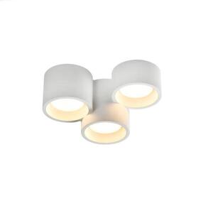 ACA Lighting stropní sádrové svítidlo GENI kulaté bílé 3xGX53 G96013 obraz