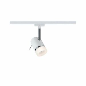 Paulmann URail Spot Pipe bílá/chrom bez zdroje světla, max. 10W GU10 953.63 P 95363 obraz