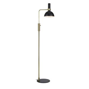 MARKSLOJD Markslöjd Larry stojací lampa černá/mosaz obraz