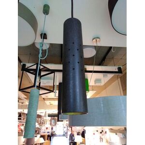 Aulix závěsné svítidlo TOLO E14 stínidlo 60mm s otvory, délka 28cm, imitace rzi, kabel textilní hnědý bez rozety VÝPRODEJ VZORKU obraz