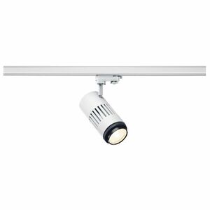 BIG WHITE SLV STRUCTEC, Zooming Lens zářivka na 3fázovou vysokonapěťovou napájecí kolejnici, LED, 3000K, bílá, 20-60°, vč. 3fázového VÝPRODEJ VZORKU obraz