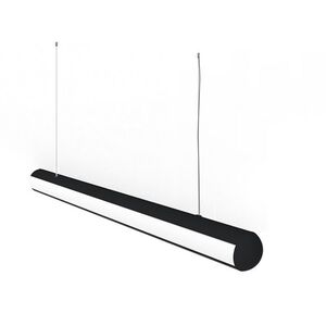 BPM Závěsné svítidlo GALA TUBE černá / opál 120 cm LED VÝPRODEJ VZORKU obraz