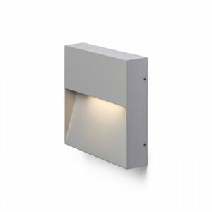 RED - DESIGN RENDL RENDL AQILA SQ nástěnná šedá 230V LED 6W IP54 3000K R12543 VÝPRODEJ VZORKU obraz