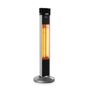 Blumfeldt Heat Guru, infračervený ohřívač, 2000 W, 3 topné stupně, dálkové ovládání, stříbrný obraz