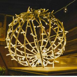 DecoLED LED světelná koule - teple bílá, pr. 60 cm obraz