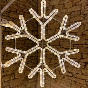 DecoLED LED světelná vločka, sada na VO, 100 cm, teple bílá obraz
