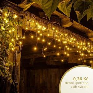 DecoLED LED světelné krápníky, 3x0, 5m, teple bílá, 114 diod, IP67 ILNX1305W obraz