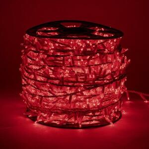 DecoLED LED světelný řetěz - 100m, 2000 červených diod, bílý kabel obraz