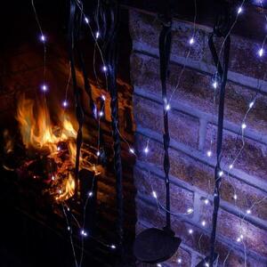 DecoLED LED světelný řetěz - 12 x 1, 5 m, ledově bílá, 180 diod obraz