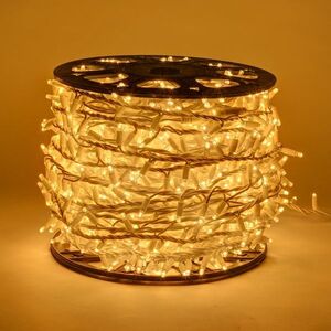 DecoLED LED světelný řetěz, 100m, teple bílá, 2000 diod, bílý kabel, IP67 SKNX0102W obraz