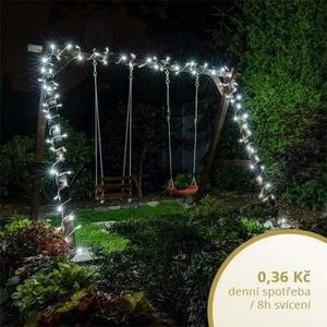 DecoLED LED světelný řetěz, 20m, ledově bílá, 120 diod, IP67 SLNX020 obraz