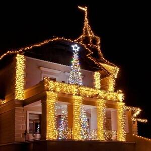 DecoLED LED záclona - 5x1m, teple bílá, 500LED CLNX0105W obraz