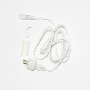 DecoLED Napájecí kabel pro dvoustranný LED Neon, IP67, 1, 5 m, bílý 2DNAC01 obraz