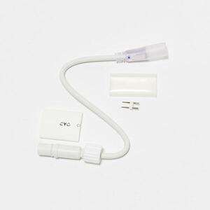 DecoLED Prodlužovací kabel pro D-TYP jednostranný LED Neon, IP67, 25 cm, bílý, samčí DDN21 obraz