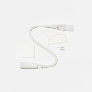 DecoLED Prodlužovací kabel pro dvoustranný LED Neon, IP67, 230V, 25 cm, bílý, samičí 2DN22 obraz