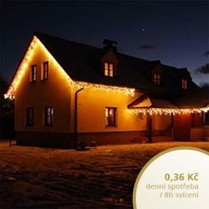 DecoLED Světelné krápníky - 3m, teple bílá, 114LED ILNX0305W obraz