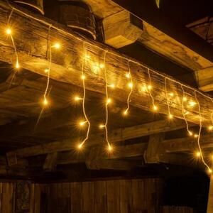 DecoLED Svítící rampouchy - 2 x 0, 5 m, 40 teple bílých LED obraz