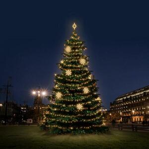 DecoLED LED světelná sada na stromy vysoké 12-14m, teplá bílá s dekory 8EFD08W obraz