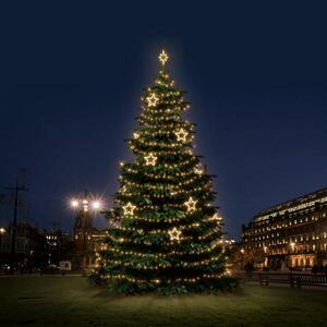 DecoLED LED světelná sada na stromy vysoké 12-14m, teplá bílá s dekory 8EFD14W obraz