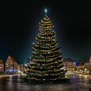 DecoLED LED světelná sada na stromy vysoké 21-23m, barevná obraz