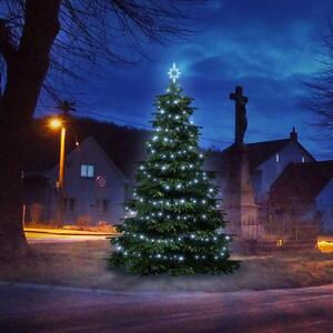 DecoLED LED světelná sada na stromy vysoké 3-5m, ledová bílá obraz