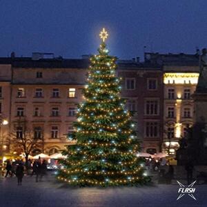 DecoLED LED světelná sada na stromy vysoké 9-11m, teplá bílá s Flash obraz