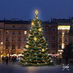 DecoLED LED světelná sada na stromy vysoké 9-11m, teplá bílá s Flash, dekory EFD05W obraz
