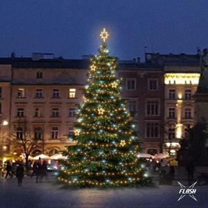 DecoLED LED světelná sada na stromy vysoké 9-11m, teplá bílá s Flash, dekory EFD12W obraz