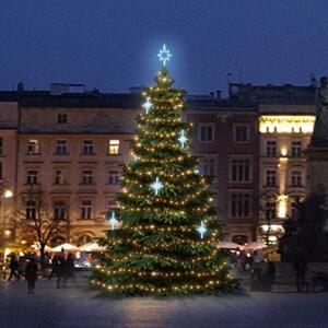 DecoLED LED světelná sada na stromy vysoké 9-11m, teplá bílá s ledově bílými dekory EFD15S2 obraz