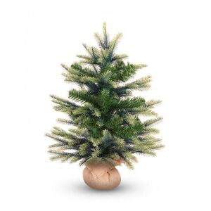 DecoLED Umělý vánoční stromek 60 cm, smrček Penny s 2D a 3D jehličím v jutovém obalu obraz