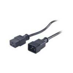 APC PWR Cord C19 - C20, 0.6 m Černá 0, 6 m C19 rozdvojovač AP9892 obraz