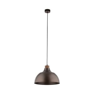 TK Lighting Hnědý závěsný lustr Cap pro žárovku E27 TK6926 obraz