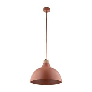 TK Lighting Terakotový závěsný lustr Cap pro žárovku E27 TK6927 obraz