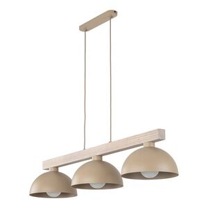 TK Lighting Béžový závěsný lustr Oslo pro žárovku 3x E27 TK11012 obraz