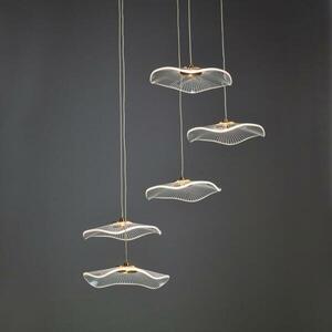 ACA Lighting závěsné svítidlo LED 25W 3000K 1750lm NINFEA mosaz kov IP20 D55XH260CM ZM34LEDP55BR obraz