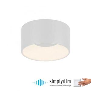 JUST LIGHT LED stropní svítidlo bílé průměr 16cm stmívatelné SimplyDim 3000K LD 14325-16 obraz