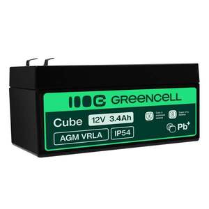 Green Cell AGM43 akumulátor Olověná (VRLA) 3400 mAh 12 V AGM43 obraz