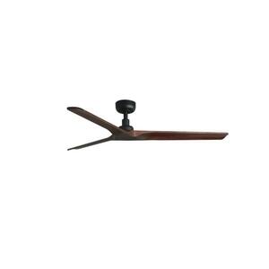FARO HEYWOOD L stropní ventilátor, černá/tmavé dřevo s DC motorem obraz