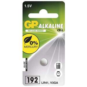 GP Batteries GP Alkalická knoflíková baterie GP LR41 (192F), blistr 1041019211 obraz